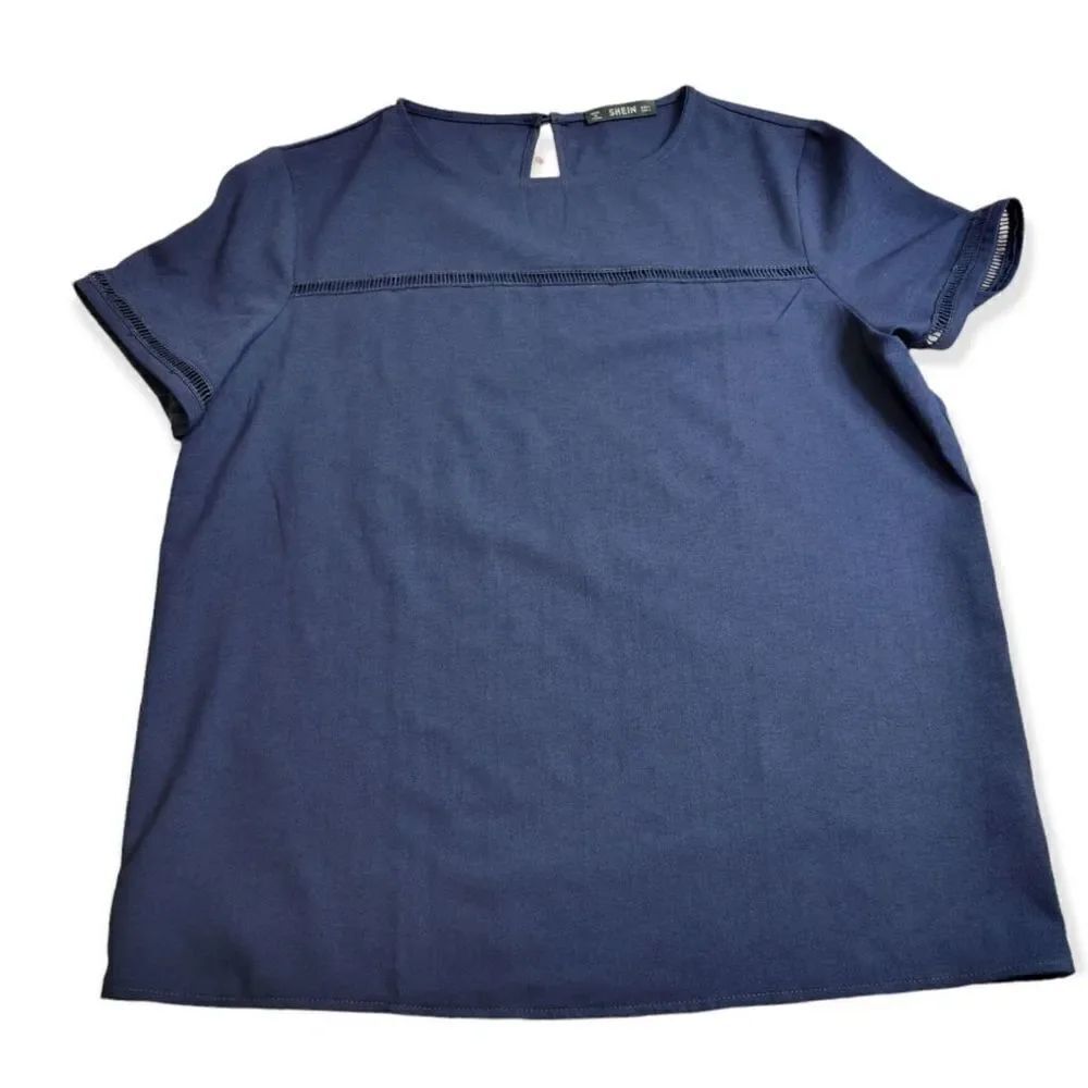 Shein Navy blouse L